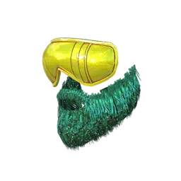Green Beard and Ski Goggles