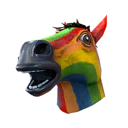 Rainbow Horse Head