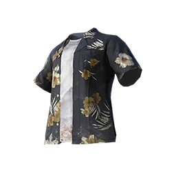 Summertime Hawaiian Shirt (Black)