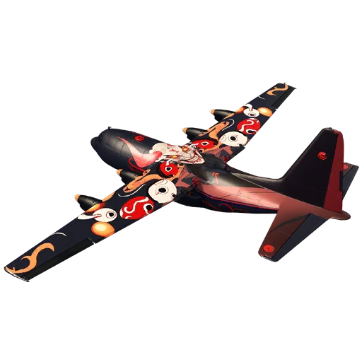 Enigmatic Night Plane Finish
