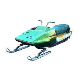 Ice Sculpture Snowmobile