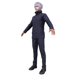 Satoru Gojo Serious Mode Cosplay Set