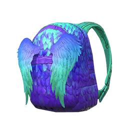 Iridescent Feathers Backpack