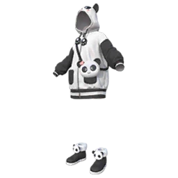 Panda Hoodie Set