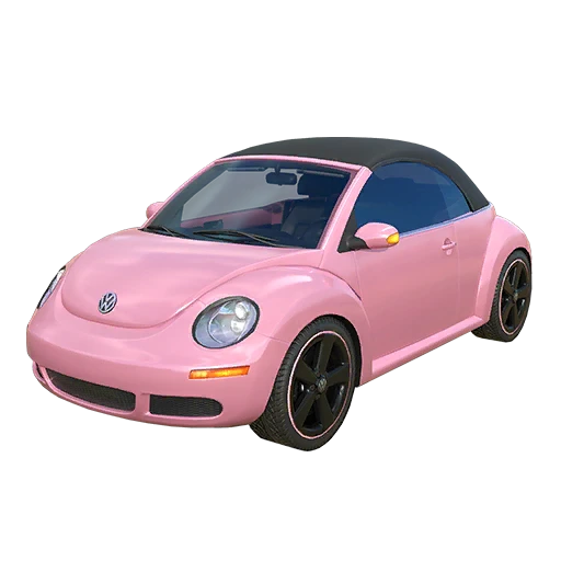 VW New Beetle Convertible (Pink)