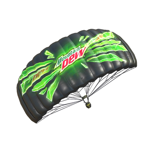 Mountain Dew Neon Shard Parachute