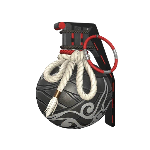Noh Mask Ninja Grenade