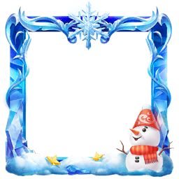 Ice and Snow Avatar Frame