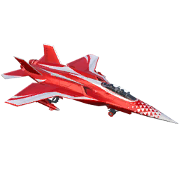 Crimson Moon Fighter Jet