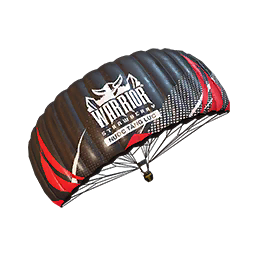 Warrior (Red-Black) Parachute