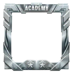 PUBG MOBILE Academy Avatar Frame - Silver