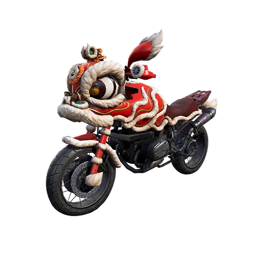 Gold and Silk Motorcycle