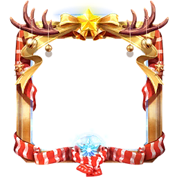 Scarfed Reindeer Avatar Frame