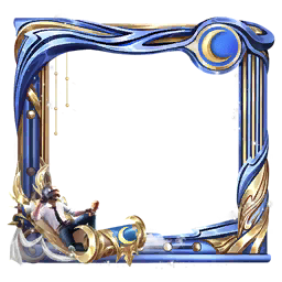Golden Moon Paradise Avatar Frame