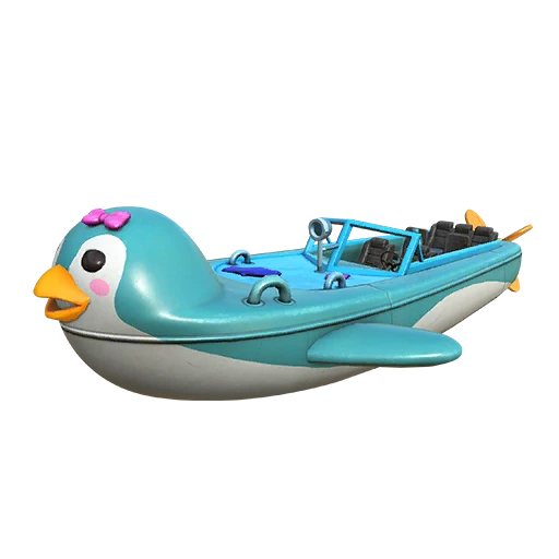 Cute Penguin Speedboat