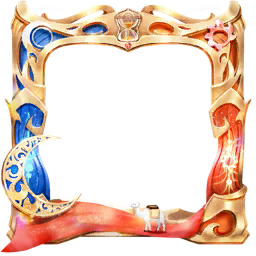 Golden Moon Desert Avatar Frame
