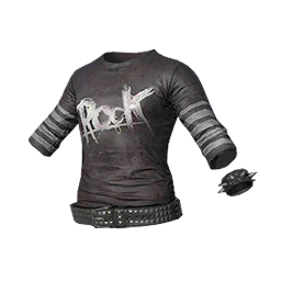 ROCK Long-Sleeved T-Shirt (Black)