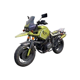 Lime Green Motorcycle