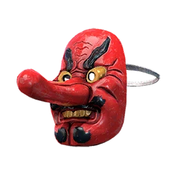 Noh Mask (Red)
