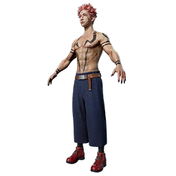 Ryomen Sukuna Shirtless Character Set