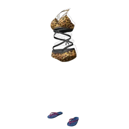 Summer Swimsuit Set (Leopard Print)