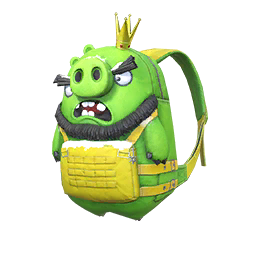 Angry King Pig Backpack
