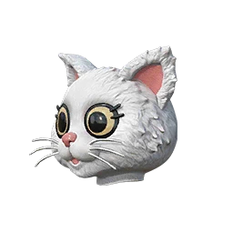 White Ragdoll Headpiece