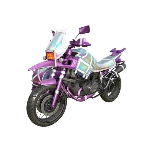 Neon Wave Sidecar Motorcycle