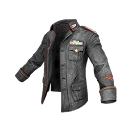 Black Rose Military Jacket