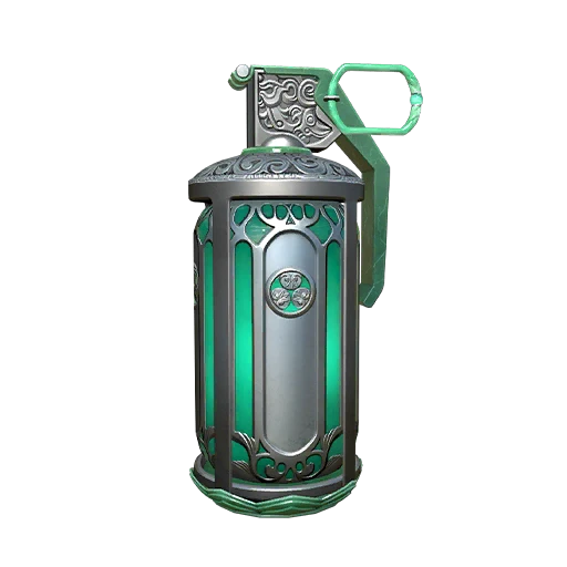 Jade Ornate Smoke Grenade