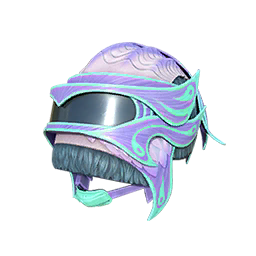 Violet Feather Helmet