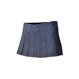 Pleated Mini-Skirt (Blue)