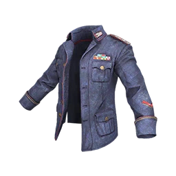 Blue Rose Military Jacket