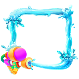 Joyful Water Gun Avatar Frame