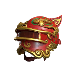 Gold and Silk Helmet