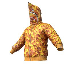 BAPE X PUBGM CAMO Shark Hoodie