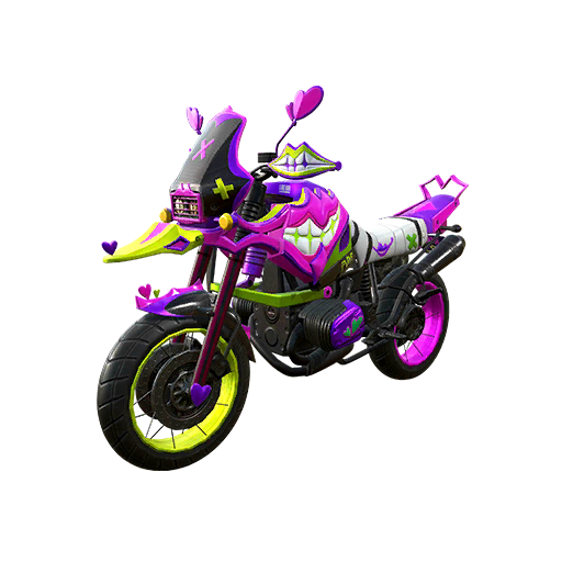 Fluorescent Jesterette Motorcycle