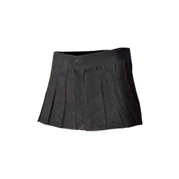 Pleated Mini-Skirt (Black)