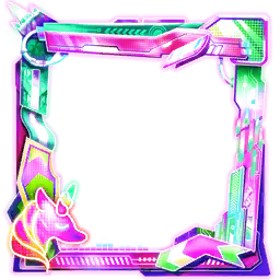 Flashy Neon Avatar Frame