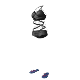 Summer Swimsuit Set (Black)
