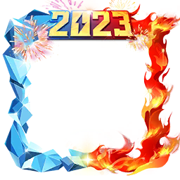 Fire and Ice Avatar Frame