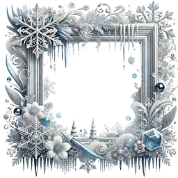 Snowflake Festival Frame