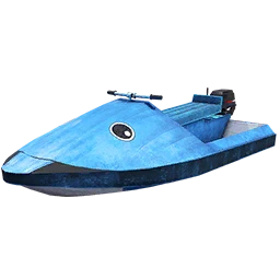 Blue Creature Jet Ski