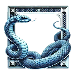 Blue Snake Frame