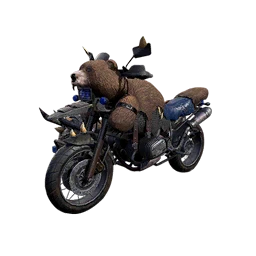 Destructabear Sidecar Motorcycle