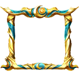 Golden Moon Avatar Frame