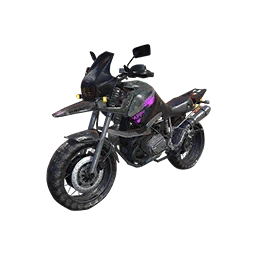 Neon Punk 2-Seat Motorcycle (Purple)