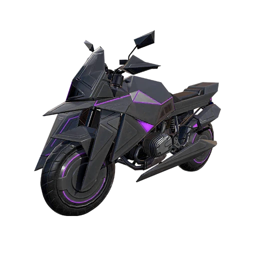 Violet Eclipse Sidecar Motorcycle