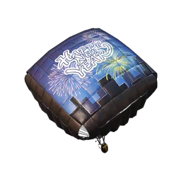 Happy New Year Parachute