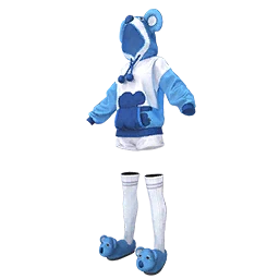 Blue Koala Outfit